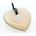 Opalite Smooth Heart Pendant